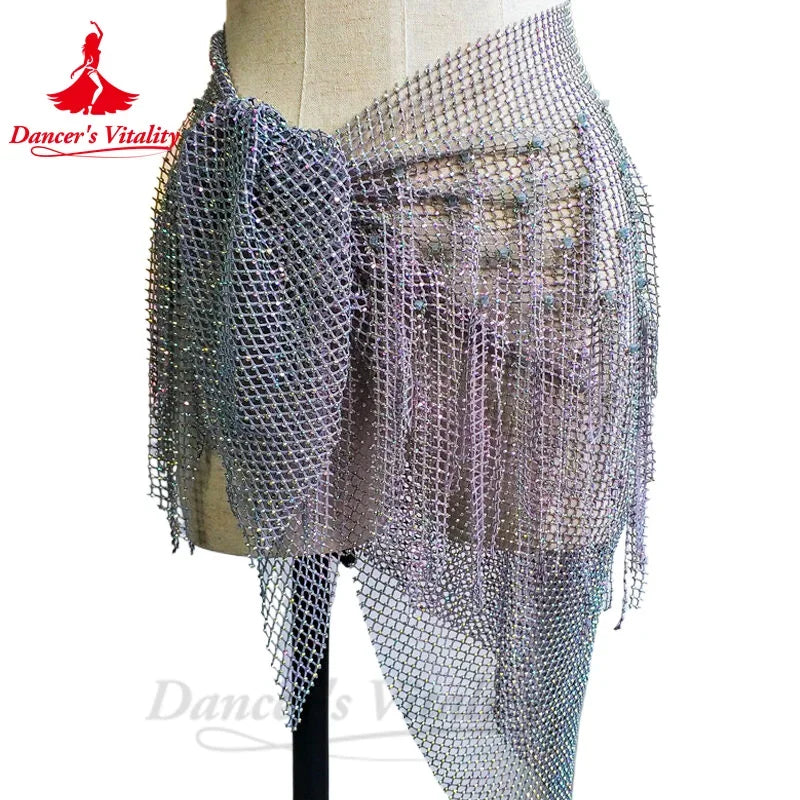 Belly Dance Performance Belt for Women Triangle Scarf Tassel Buttocks Waist Chain Adult Children Belly Dancing Hip Scarves
