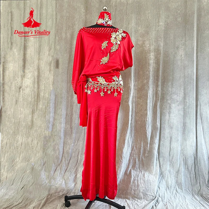 Belly Dance Performance Robe Customized Adult Children Shaabi Baladi Clothing Oriental Dance Professional Competition Costumes