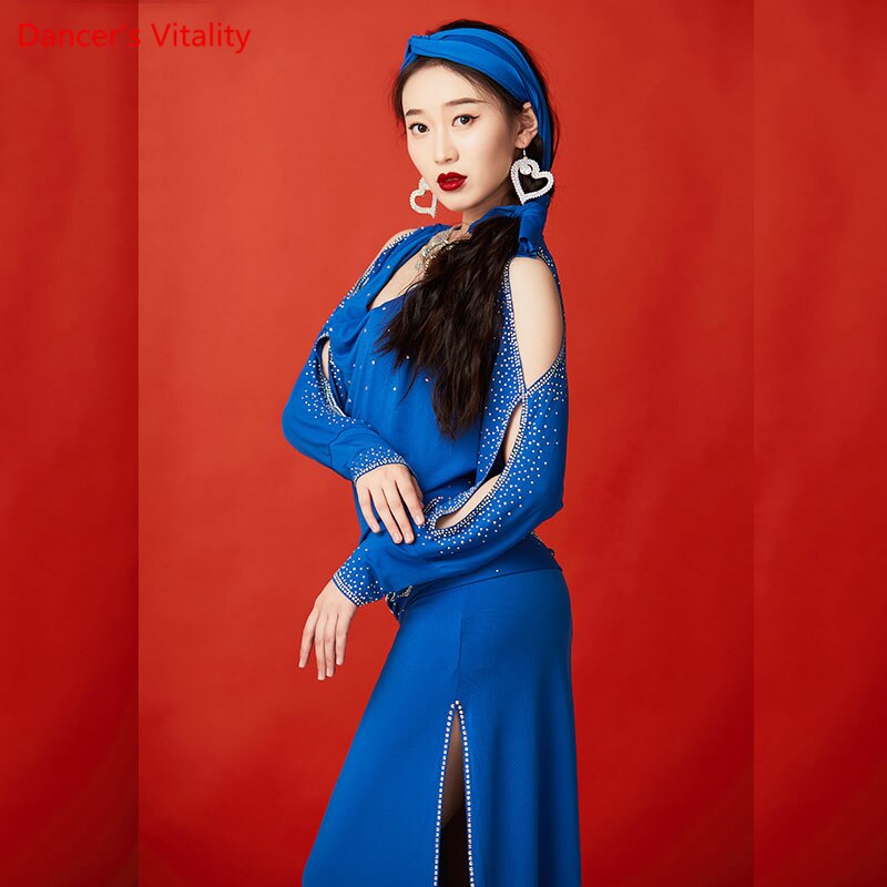 belly dance professional clothes for women bellydance shaabi performance robe baladi dress Oriental Dance dresses 4pcs outfit