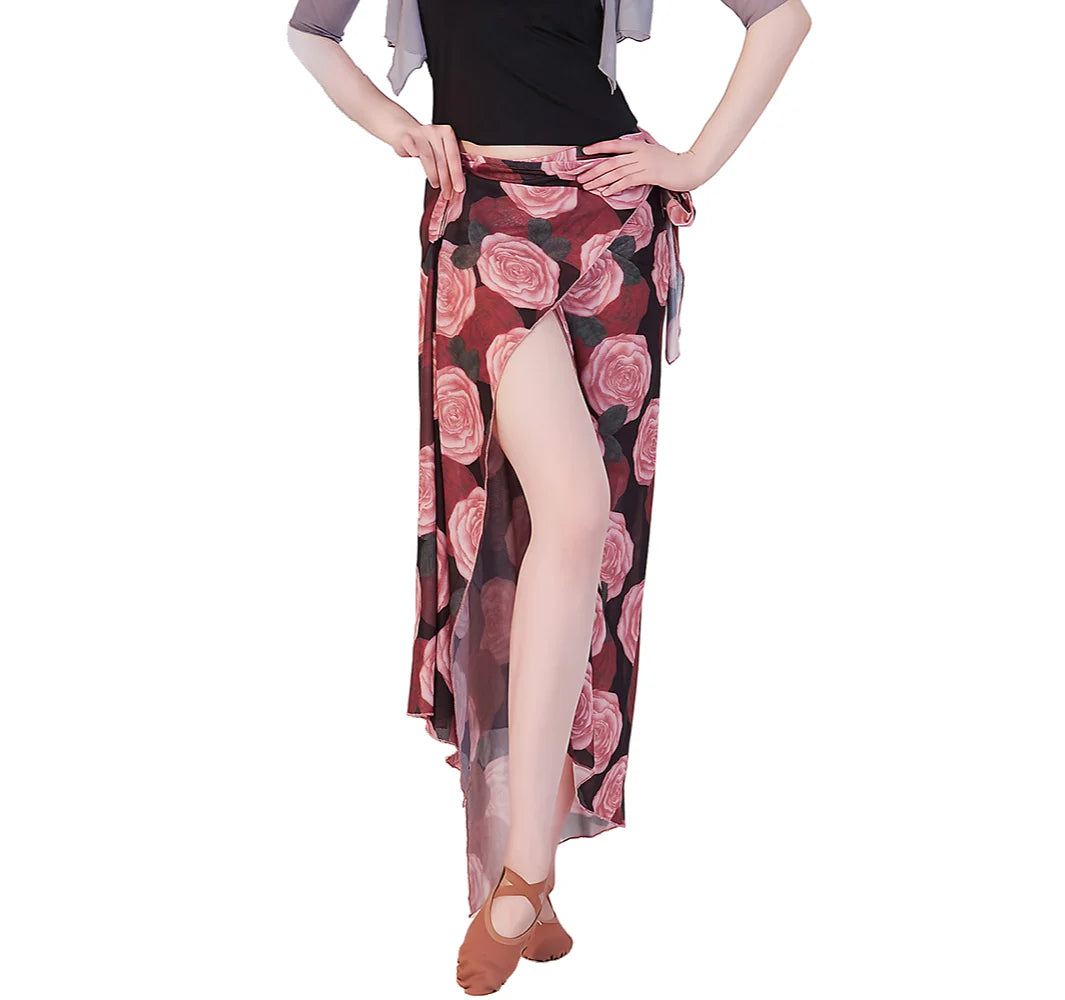 BellyDance Performance Clothing Summer New Belly Dance Skirt Elegant and Comfortable Printed Water Gauze Women Practice Clothes