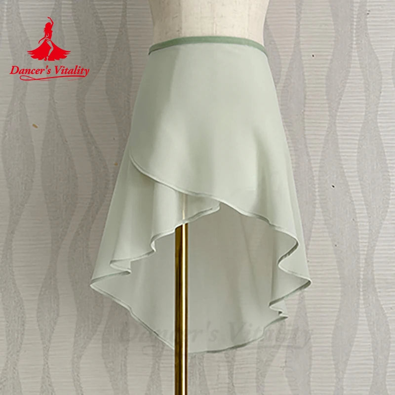 Ballet Dance Gauze Skirt Female Chiffon Short Skirt Girl's Classical Dance Practice Costume Ballet Dancing Tutu Skirt for Women