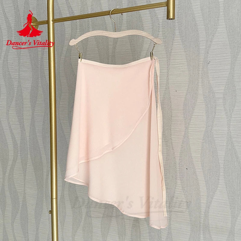 Ballet Dance Gauze Skirt Female Chiffon Short Skirt Girl's Classical Dance Practice Costume Ballet Dancing Tutu Skirt for Women