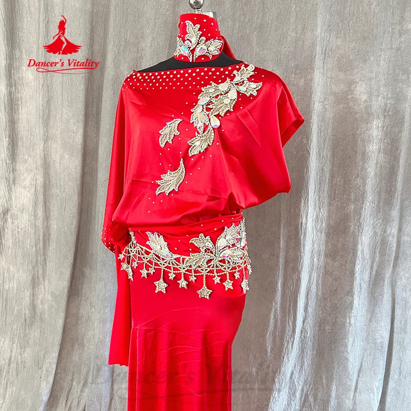 Belly Dance Performance Robe Customized Adult Children Shaabi Baladi Clothing Oriental Dance Professional Competition Costumes