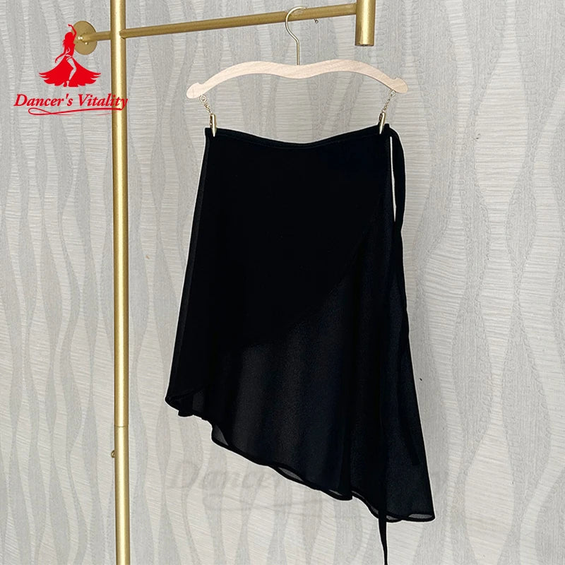 Ballet Dance Gauze Skirt Female Chiffon Short Skirt Girl's Classical Dance Practice Costume Ballet Dancing Tutu Skirt for Women