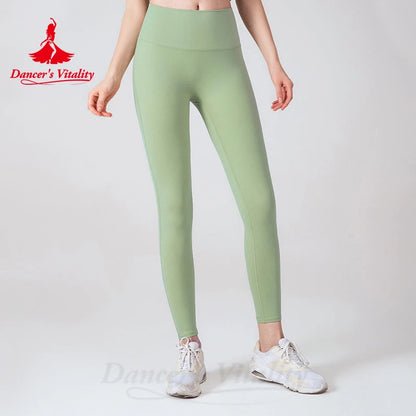 Yoga Pants Women High Waisted Trousers Quick Drying Tight Running Fitness Pants Hip Lifting Exercise Yoga Seamless Leggings