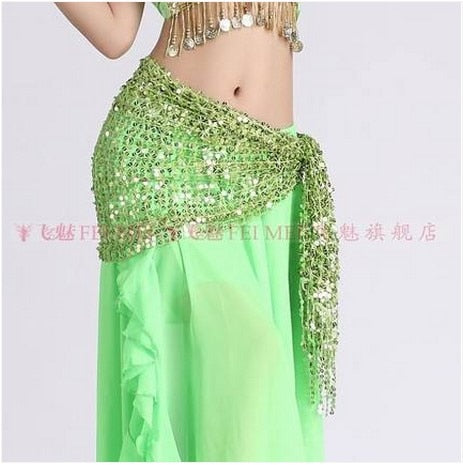 New style Belly dance costumes sequins belly dance hip scarf for women belly dancing belts