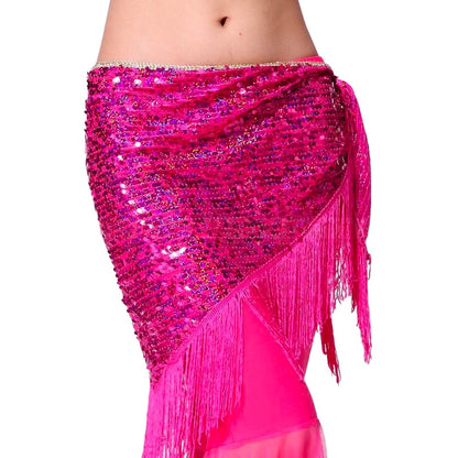 New style Belly dance costumes mesh sequins tassel belly dance hip scarf for women belly dancing belts