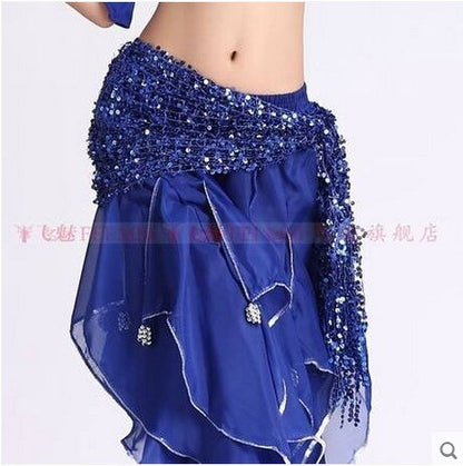 New style Belly dance costumes sequins belly dance hip scarf for women belly dancing belts