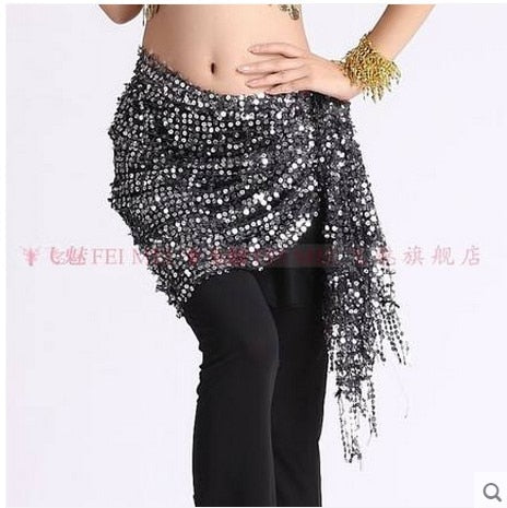 New style Belly dance costumes sequins belly dance hip scarf for women belly dancing belts