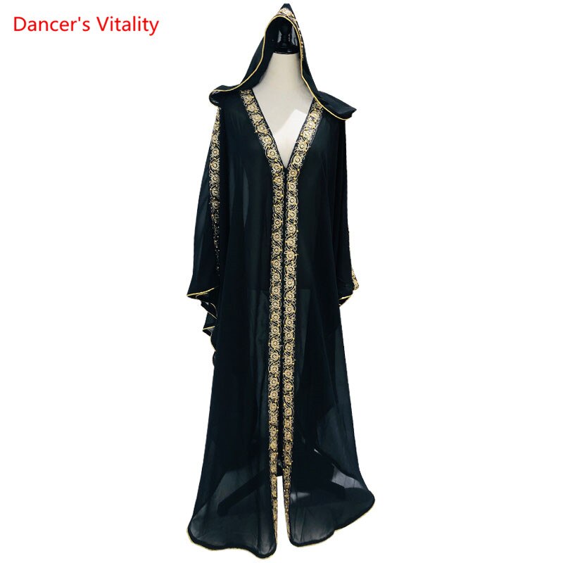 Belly Dance Coat Long Sleeve Robe Practice Clothes High-end Dancewear Female Temperament Cloak Performance Clothing