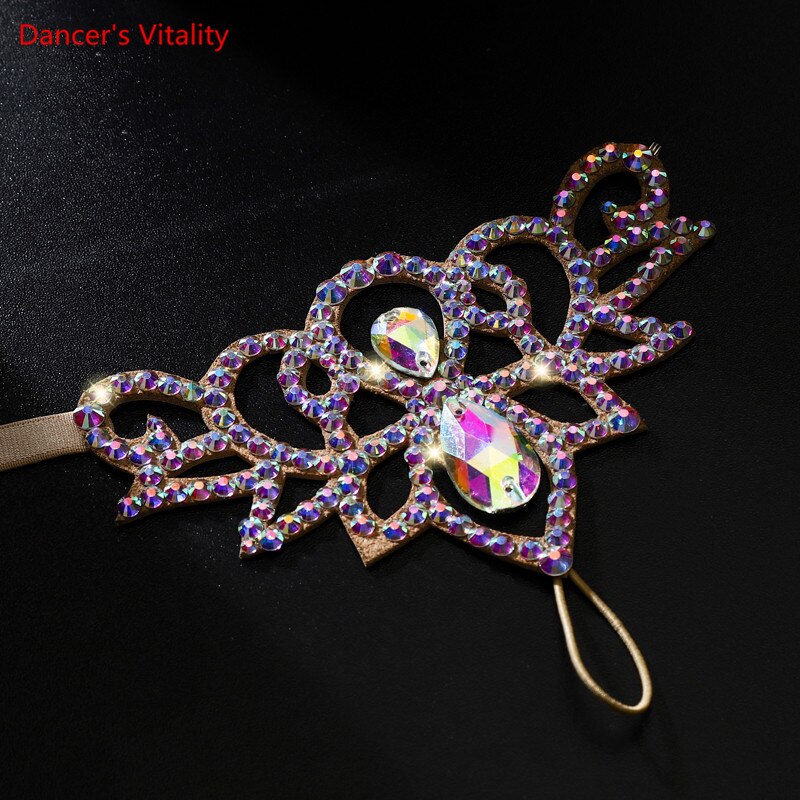 Belly Dance Female adult High-end Elegant Bracelet Exquisite Rhinestone Matching Accessories Mittens