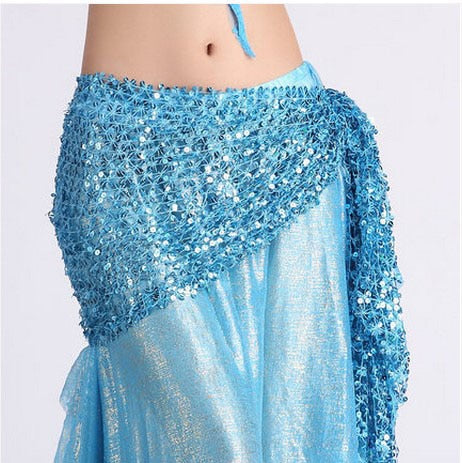 New style Belly dance costumes sequins belly dance hip scarf for women belly dancing belts