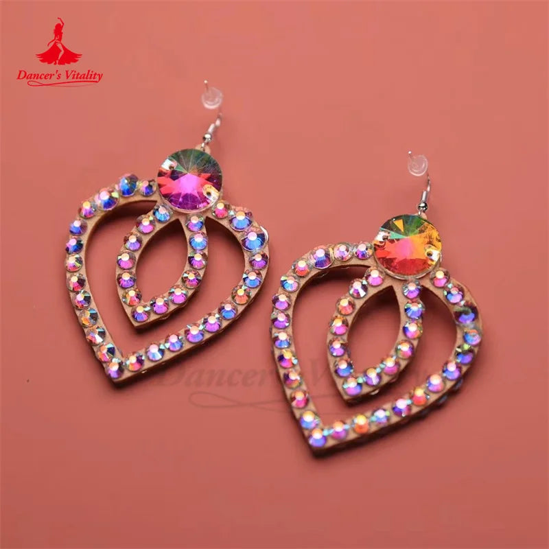 Belly Dance Earrings for Women Dance Performance Costumes Jewels