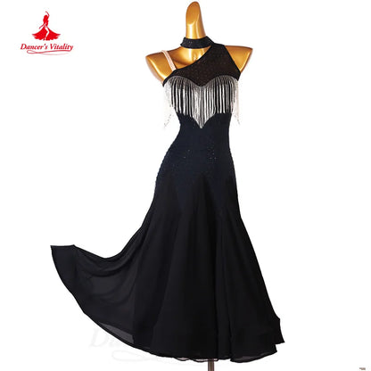 Modern Dance Costumes Women Customsized High-end Waltz Social Dancing Performance Clothing Ballroom Dance Competition Dresses