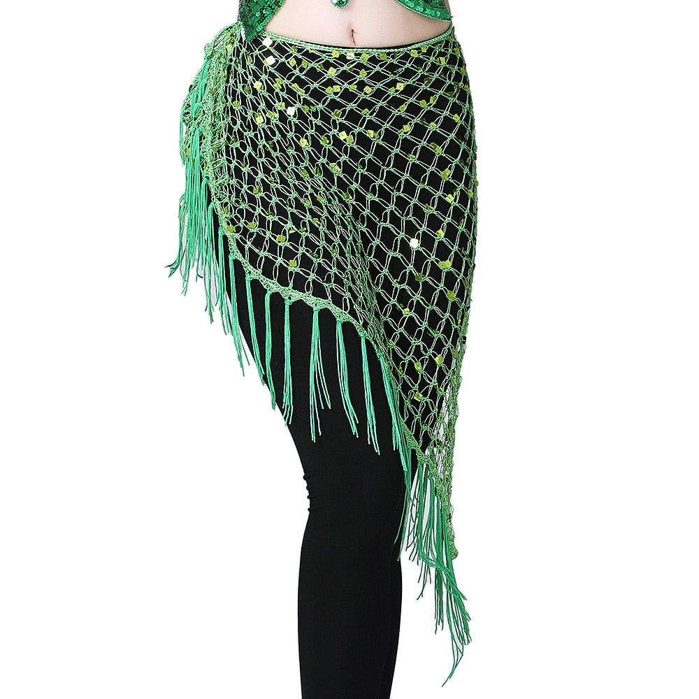 New style Belly dance costumes sequins belly dance hip scarf for women belly dancing belts