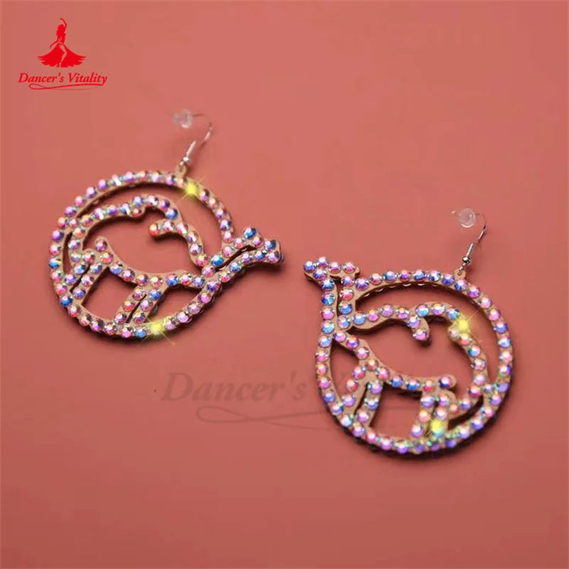 Belly Dance Earrings for Women Dance Performance Costumes Jewels