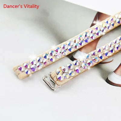 For Women Waist Belts For Belly Dance Belly Dance Accessories Colorful Diamond Chain Jewelry Chain