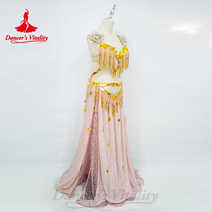 Belly Dance Performance Costume Suit for Women Customsized Senior Hand Made Competition Suit Adult Child Belly Dancing Outfit