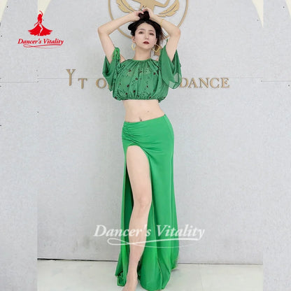 Belly Dance Practice Clothes Advanced Elegance Dance Costumes for Adult Women's Oriental Dance Clothing Dancer's Vitality