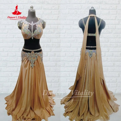BellyDance Outfit Women Customized High-end Luxury Performance Costumes Oriental Dance Competition Clothing Dance's Vitality