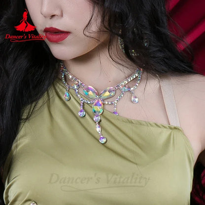 Belly Dance Necklace for Women Dancing Performance Necklaces Jewels