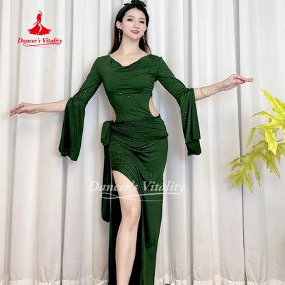 BellyDance Costumes for Women Shaabi Baladi Saidi Robe Soft and Comfortable Oriental Dance Practice Clothes Dancer's Vitality