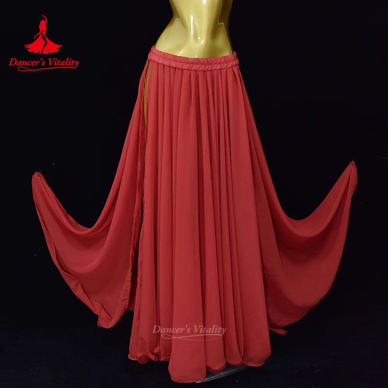 Belly Dance Performance Costume Women's Customized Senior AB Stones Tassel Set Oriental Dancing Competition Set Dance's Vitality