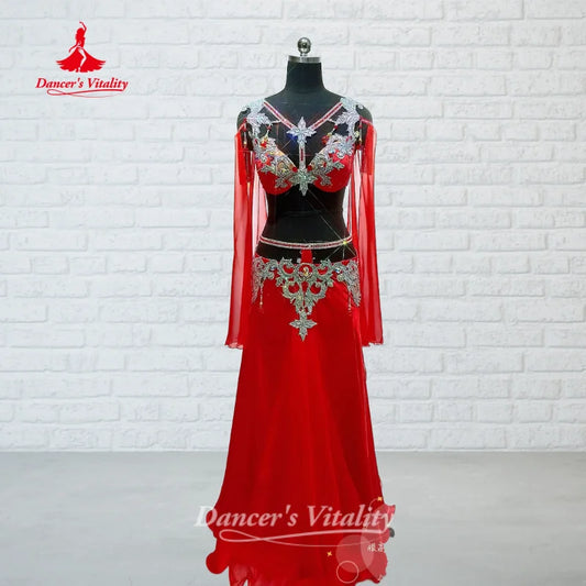 BellyDance Outfit Women's Customized High-end Luxury Performance Costume Oriental Dance Competition Clothing Dance's Vitality