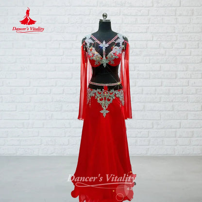 BellyDance Outfit Women's Customized High-end Luxury Performance Costume Oriental Dance Competition Clothing Dance's Vitality