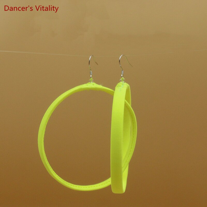 Latin Dance National Standard Performance Accessories for Women Rumba Chacha Dance Competition Earrings Children Earrings