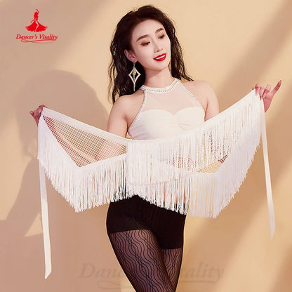 BellyDance Clothing  Women's Customized Triangular Tassels Hip Scraf Adult Children Oriental Dance Professional Practice Clothes