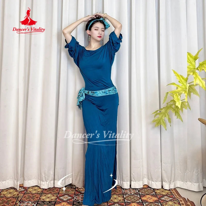 Belly Dance Costumes Women Shaabi Baladi Saidi Performance Clothing Adult Oriental Dance Practice Clothes Dancer's Vitality