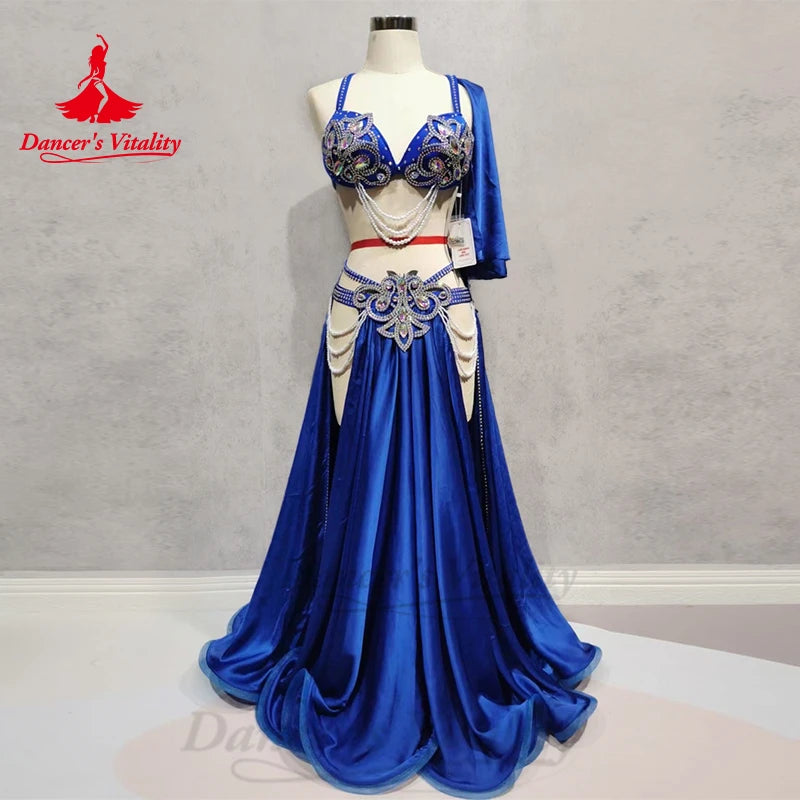 Belly Dance Competition Costumes Set for Women Belly Dancing Performance Clothing Suit Bellydance Suit Customize Oriental outfit