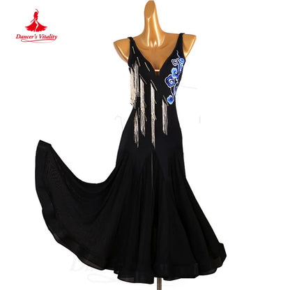 Modern Dancing Clothing Customization Waltz Professional Performance Costumes Adult Children Ballroom Dance Competition Dresses