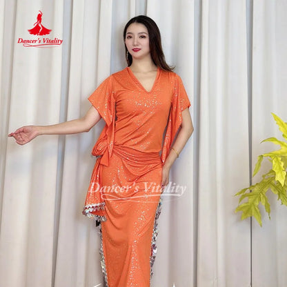 Belly Dance Costumes for Adult Female Shaabi Baladi Saidi Performance Costume Oriental Dance Practice Clothes Dancer's Vitality