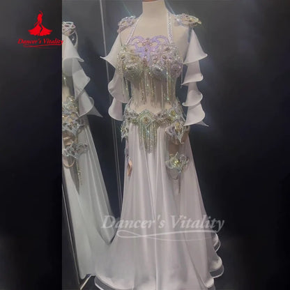 BellyDance Suit for Women Customized High-end Luxury Performance Costume Oriental Dance Competition Clothing Dance's Vitality