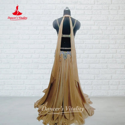 BellyDance Outfit Women Customized High-end Luxury Performance Costumes Oriental Dance Competition Clothing Dance's Vitality