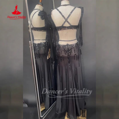 BellyDance Suit for Women Customized High-end Luxury Performance Costume Oriental Dance Competition Clothing Dance's Vitality