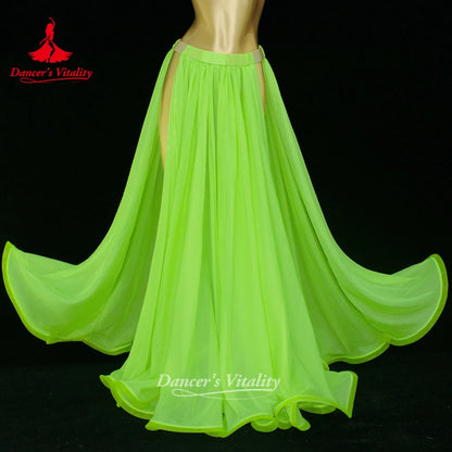 Bellydance Costumes Customized Sexy Split Chiffon Long Skirt Adult Children Oriental Dance Professional Performance Clothing