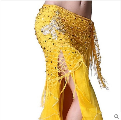 New style Belly dance costumes sequins belly dance hip scarf for women belly dancing belts