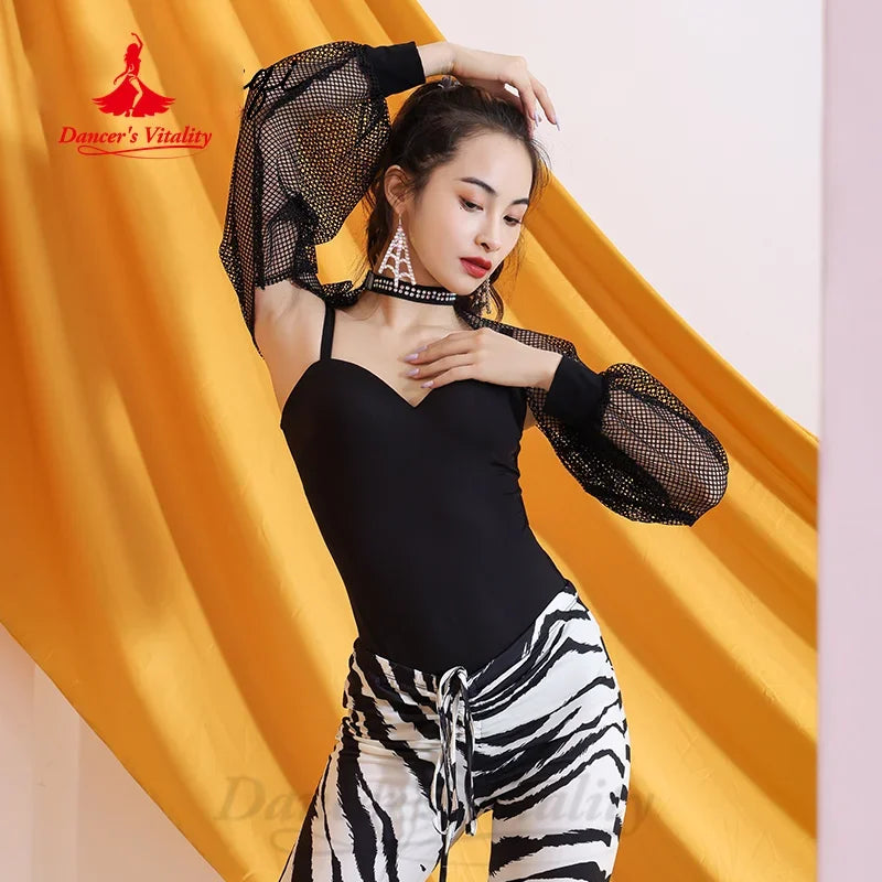 BellyDance Top Sexy Slimming Vest Women's Oriental Dance Modern Dancing Training Tops Adult and Children's Practice Clothing