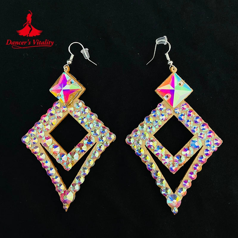 Belly Dance Earrings for Women Dance Performance Costumes Jewels