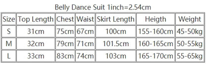 Belly Dance Performance Suit Winter Half Sleeves Top & Trousers for Women Oriental Wear Girl's Belly Dancing Tops Pants Clothes