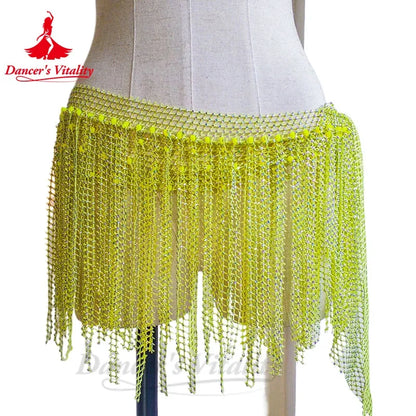 Belly Dance Waist Chain Diamond Hip Scarf New Multi Layered Tassel Belly Dancing Costume Performance Belt