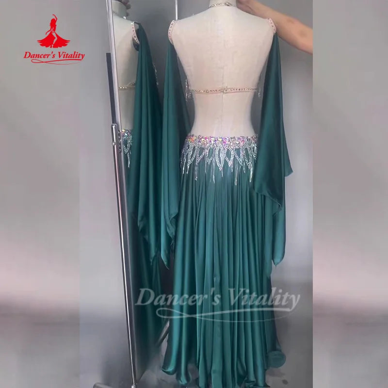 BellyDance Outfit Women Customized High-end Luxury Performance Costume Oriental Dance Competition Clothing Dance's Vitality