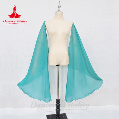 Belly Dance Costumes for Women Chiffon Belly Dancing Veils Sleeves