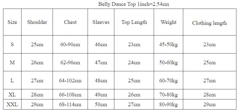 Belly Dance Costume Top Practice Clothes Daily Practice Dance Slim Blouse for Female Bellydancing Exotic Dancewear