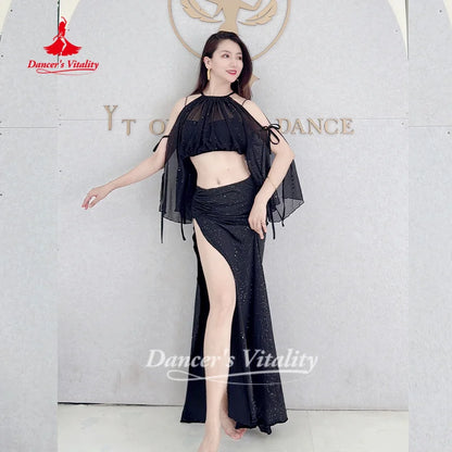 Belly Dance Practice Clothes Advanced Elegance Dance Costumes for Adult Women's Oriental Dance Clothing Dancer's Vitality