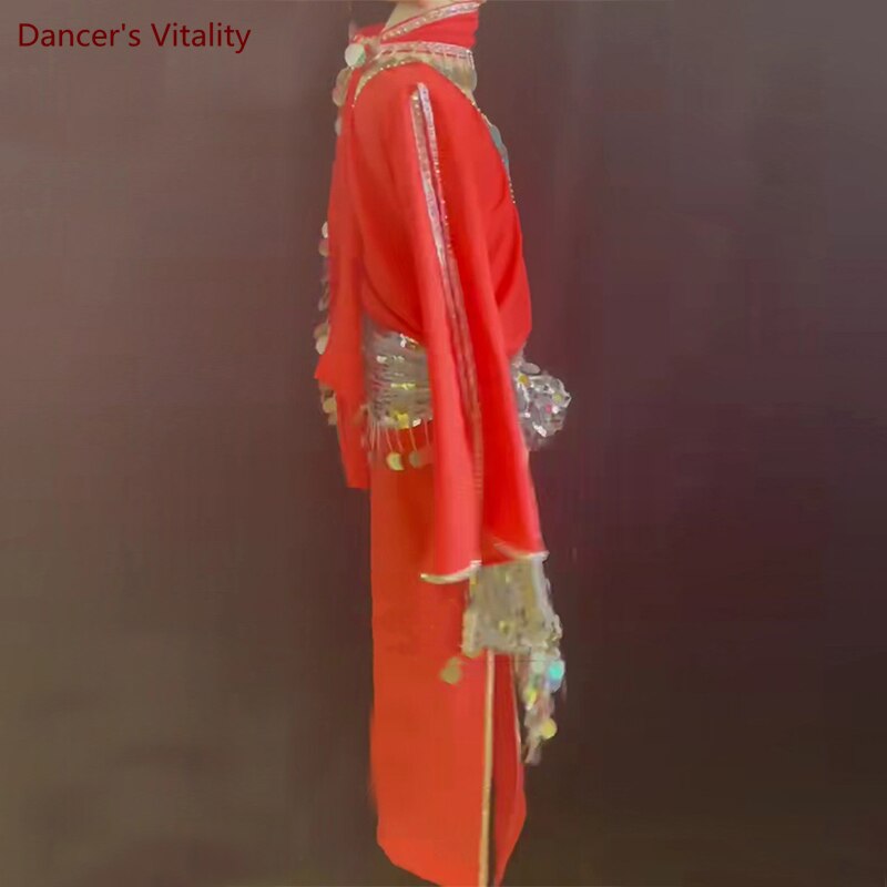 Belly Dance Clothes Robe for Women Kid's Baladi Shabbi Performance Dress Customzied Female Folk Belly Daning Costume Robes