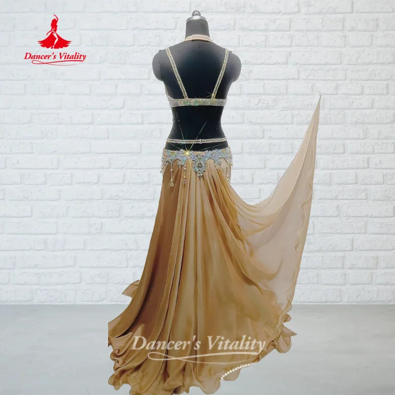 BellyDance Outfit Women Customized High-end Luxury Performance Costumes Oriental Dance Competition Clothing Dance's Vitality